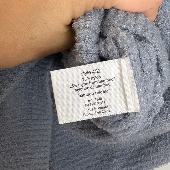 Barefoot Dreams Bamboo Full Zip Hooded Cozychic Soft Jacket Medium - Picture 4 of 4